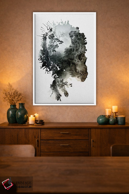تابلو دکوراتیو دگرگونی اثر ریزا پکر - D1W