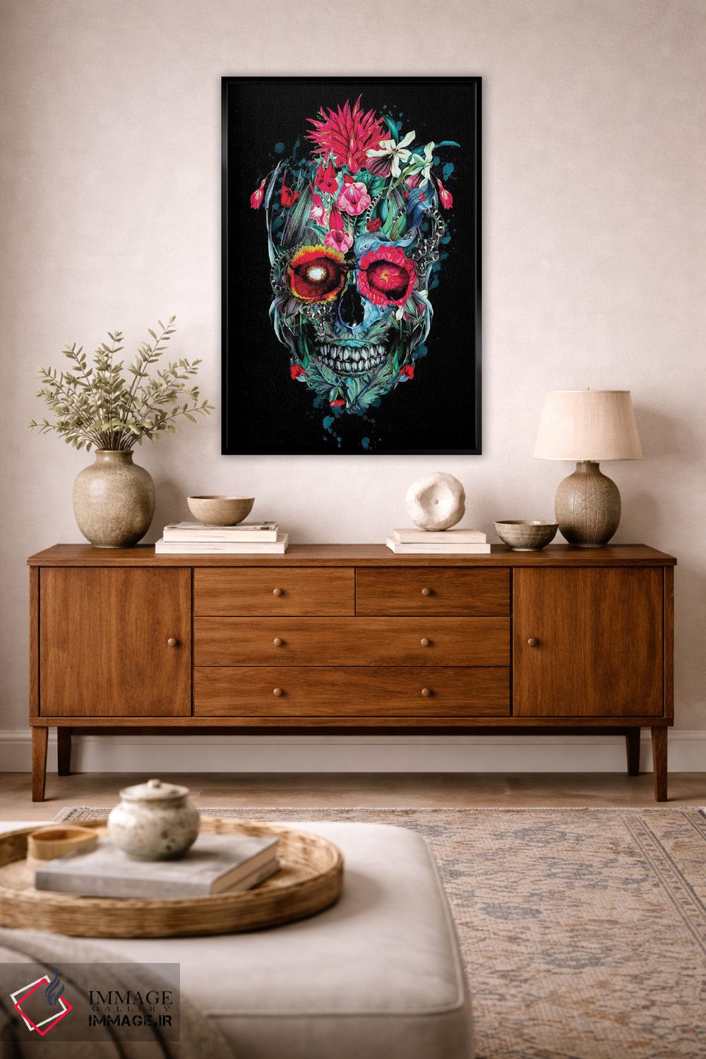 تابلو دکوراتیو سم شیرین اثر ریزا پکر - D3B