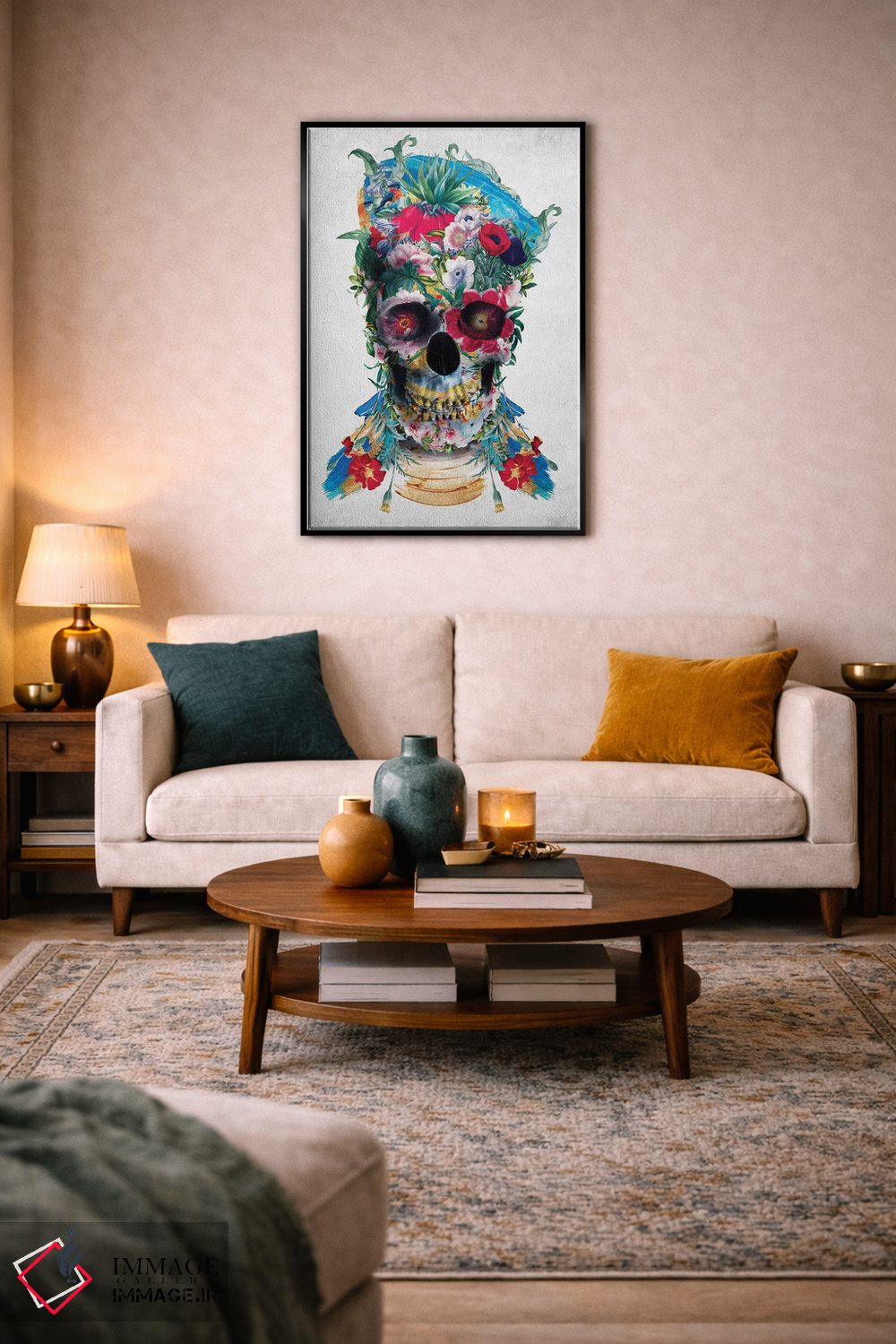 تابلو دکوراتیو زامبی اثر ریزا پکر - D4B