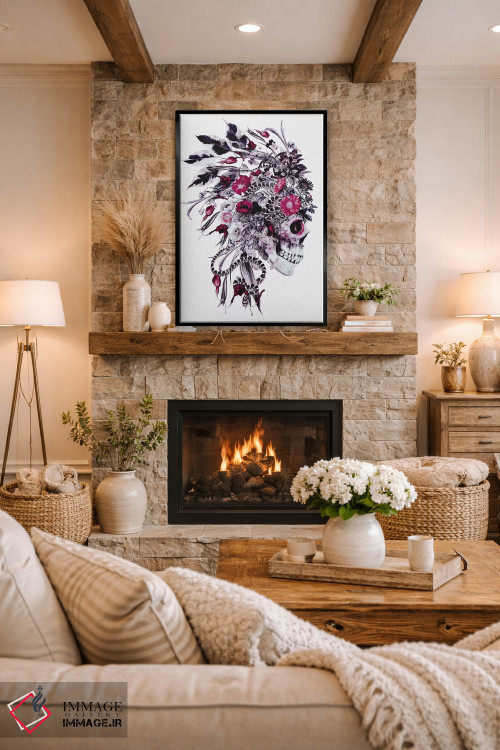 تابلو دکوراتیو یادگاری مرگ رئیس اثر ریزا پکر - D3B