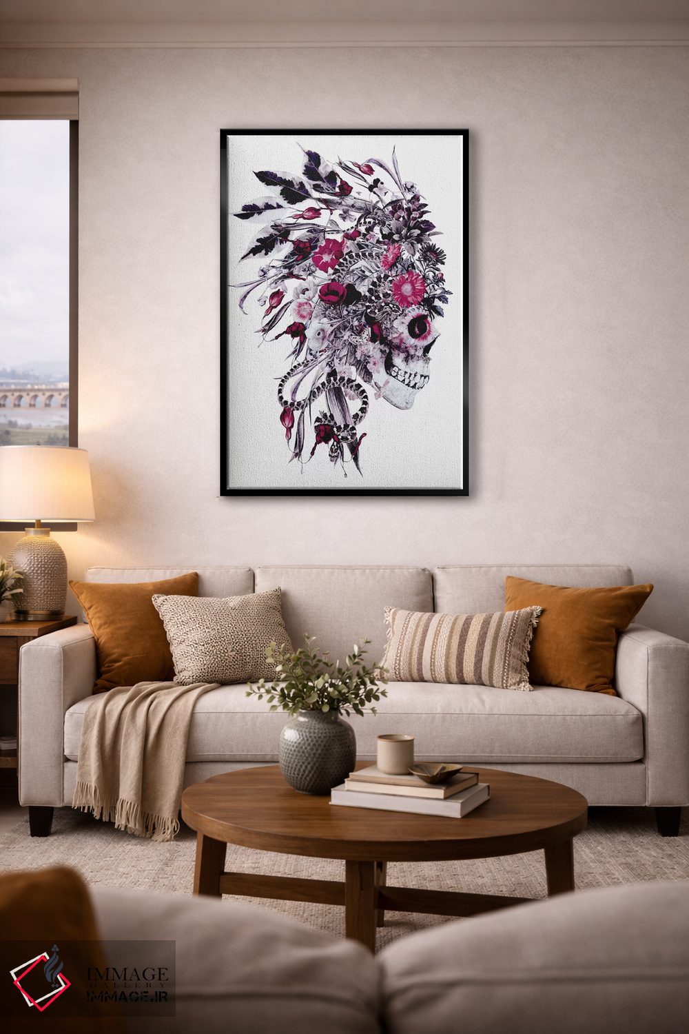 تابلو دکوراتیو یادگاری مرگ رئیس اثر ریزا پکر - D5B