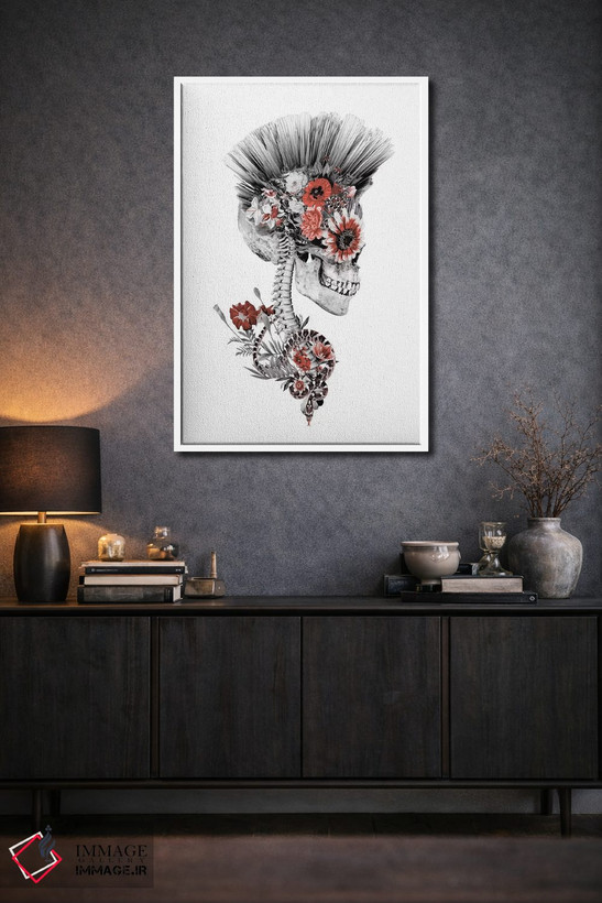 تابلو دکوراتیو مومنتو موری پانک II اثر ریزا پکر - D1W