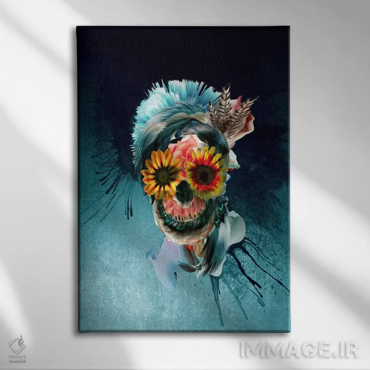 تابلو دکوراتیو زنان اثر ریزا پکر - نمای روبهرو روی دیوار