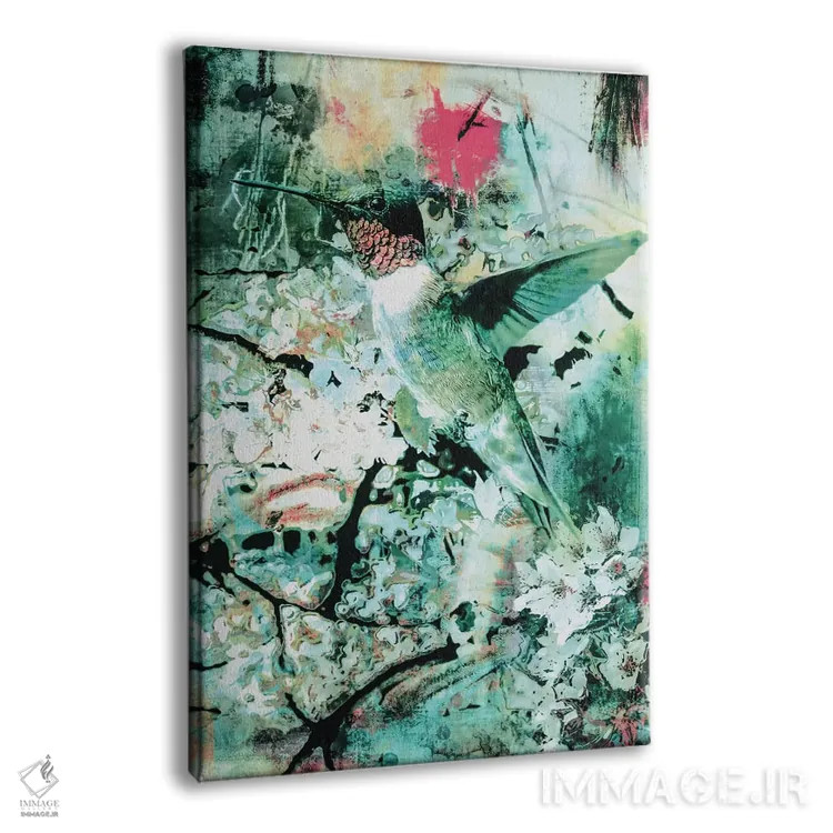 تابلو دکوراتیو کولا بری اثر ریزا پکر - نمای پرسپکتیو محصول