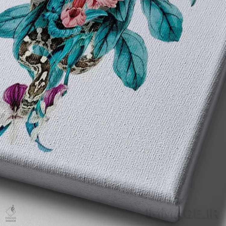 تابلو دکوراتیو RPE IV اثر ریزا پکر - نمای نزدیک بافت بوم