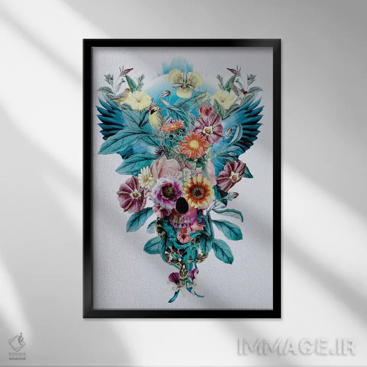 تابلو دکوراتیو RPE IV اثر ریزا پکر - نمای قابدار مشکی