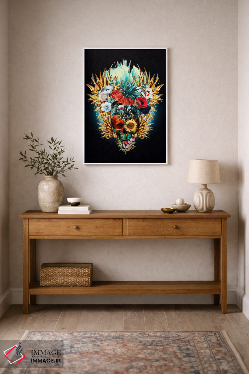 تابلو دکوراتیو درخشان I اثر ریزا پکر - D1W