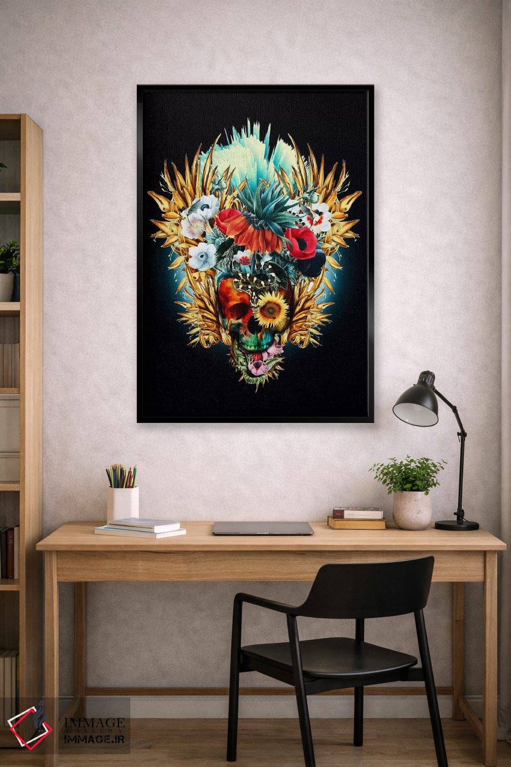 تابلو دکوراتیو درخشان I اثر ریزا پکر - D2B