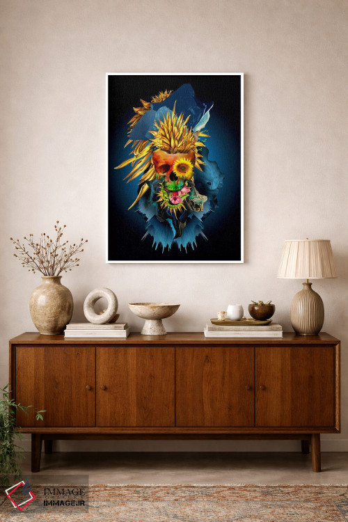 تابلو دکوراتیو درخشان III اثر ریزا پکر - D1W