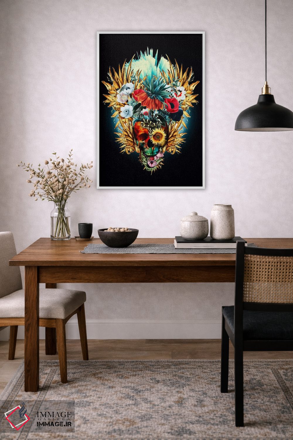 تابلو دکوراتیو درخشان I اثر ریزا پکر - D4W