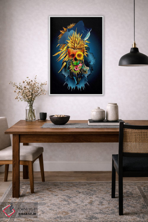 تابلو دکوراتیو درخشان III اثر ریزا پکر - D3W