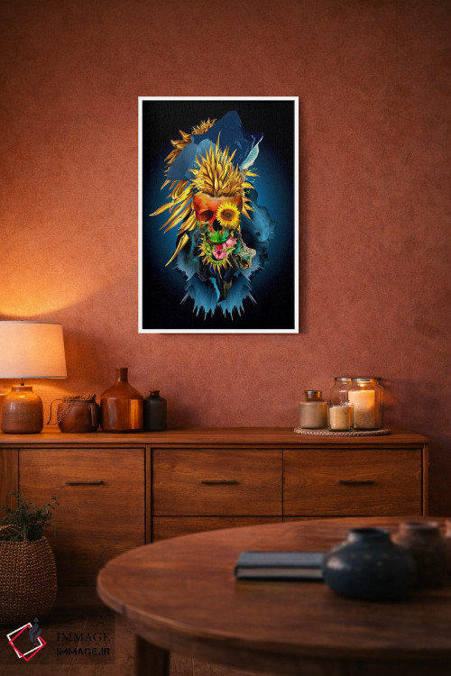 تابلو دکوراتیو درخشان III اثر ریزا پکر - D4W