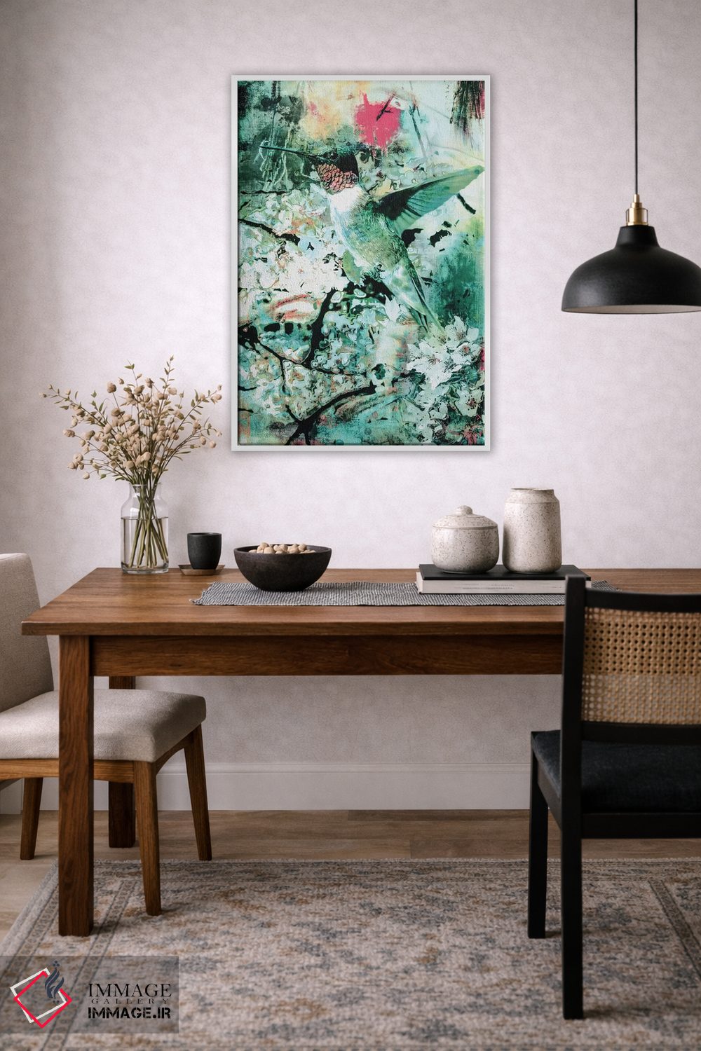 تابلو دکوراتیو کولا بری اثر ریزا پکر - D3W