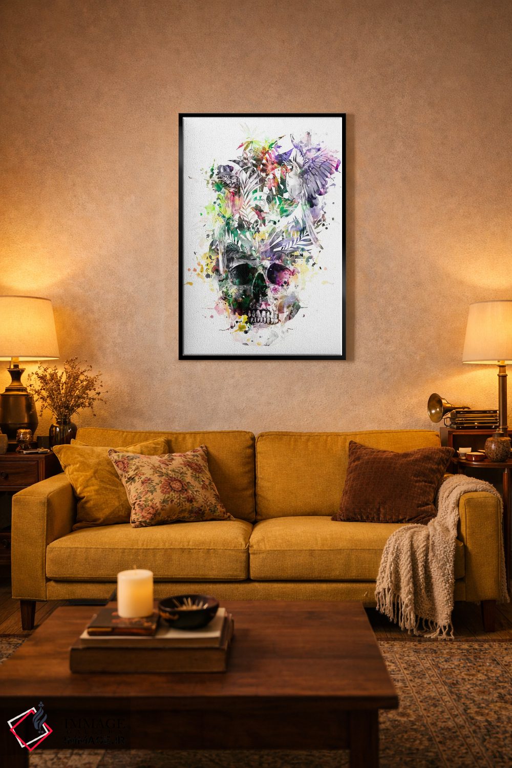 تابلو دکوراتیو طوطی ها II اثر ریزا پکر - D3B