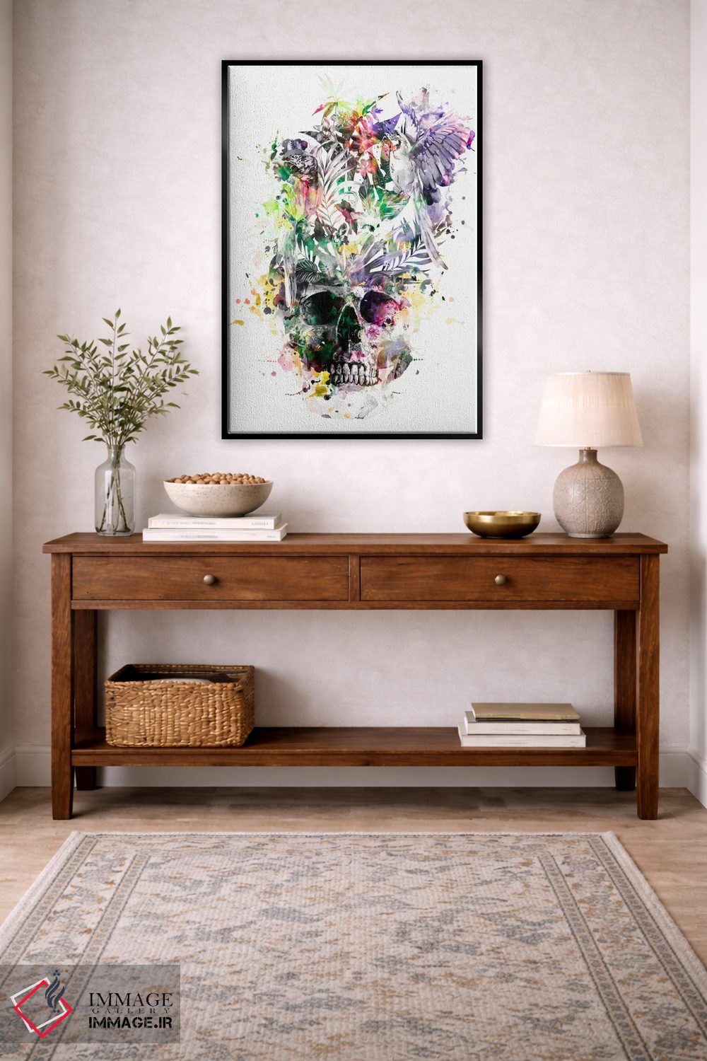 تابلو دکوراتیو طوطی ها II اثر ریزا پکر - D4B