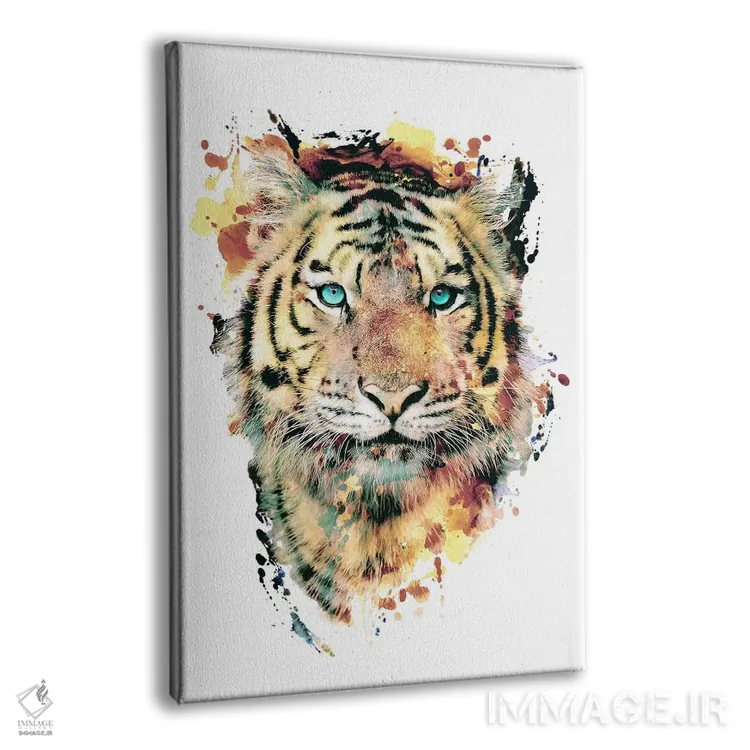 تابلو دکوراتیو تایگر III اثر ریزا پکر - نمای پرسپکتیو محصول