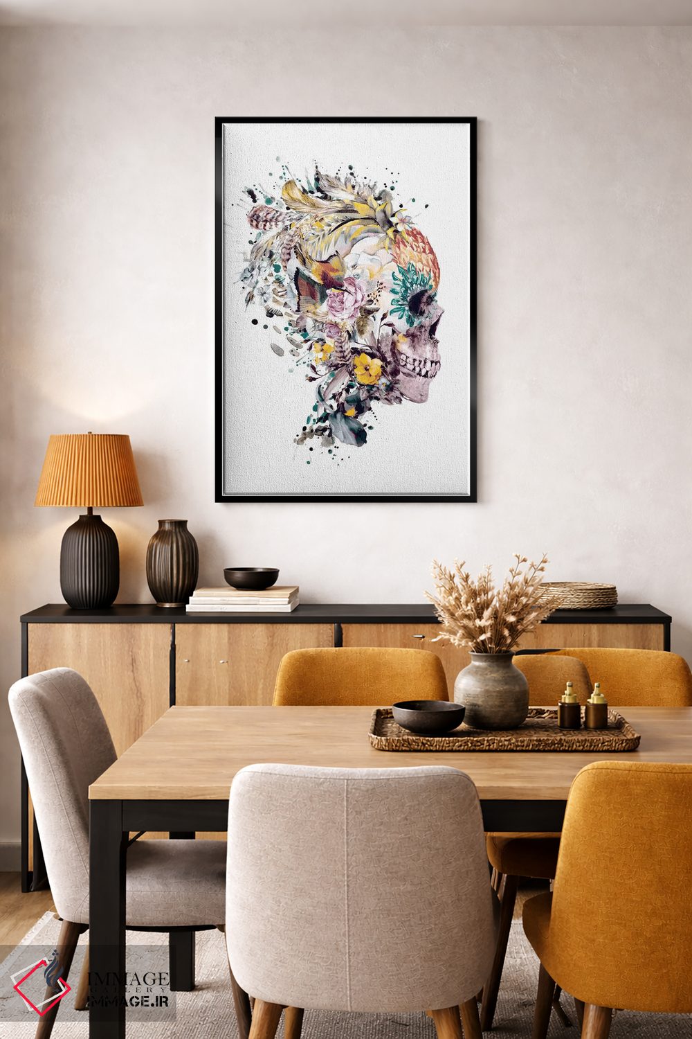 تابلو دکوراتیو مومنتو موری VII اثر ریزا پکر - D4B