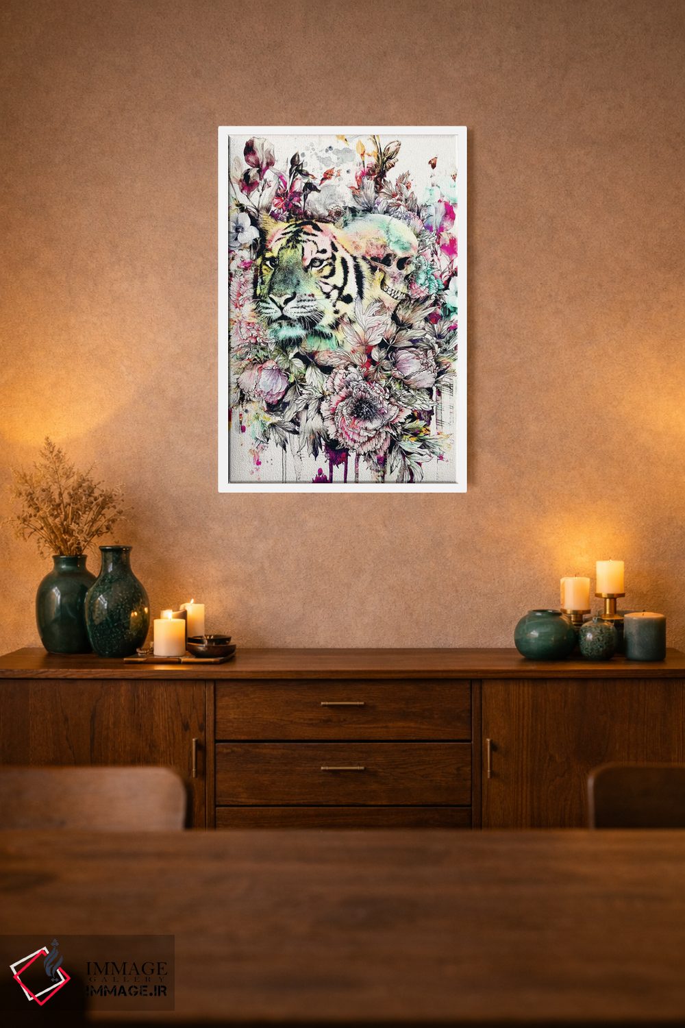 تابلو دکوراتیو تایگر VI اثر ریزا پکر - D2W