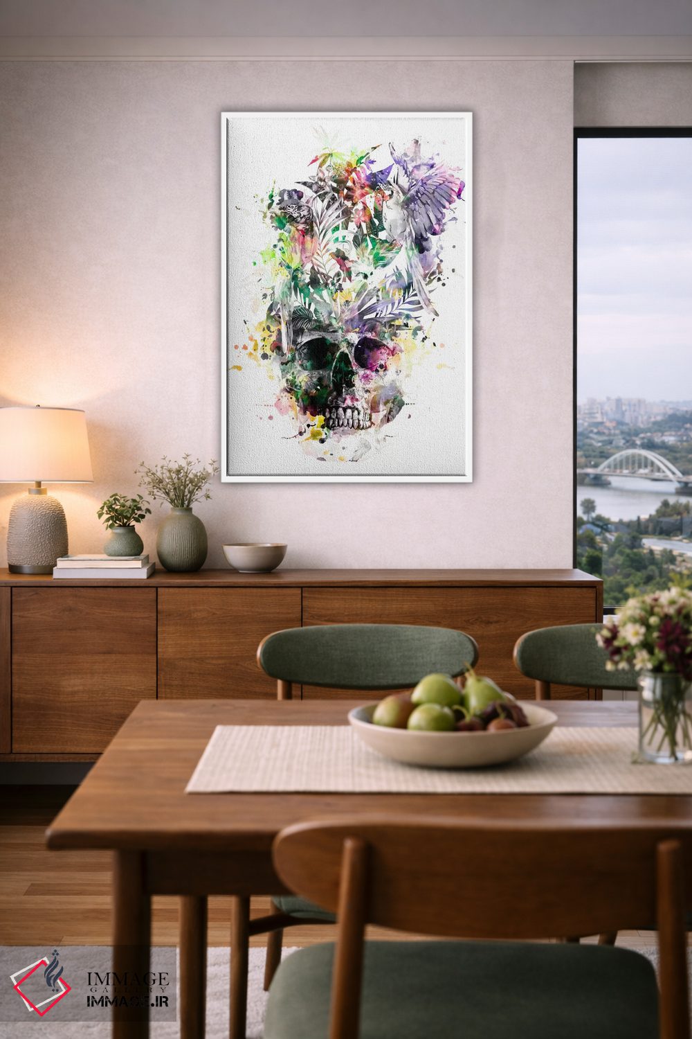 تابلو دکوراتیو طوطی ها II اثر ریزا پکر - D5W