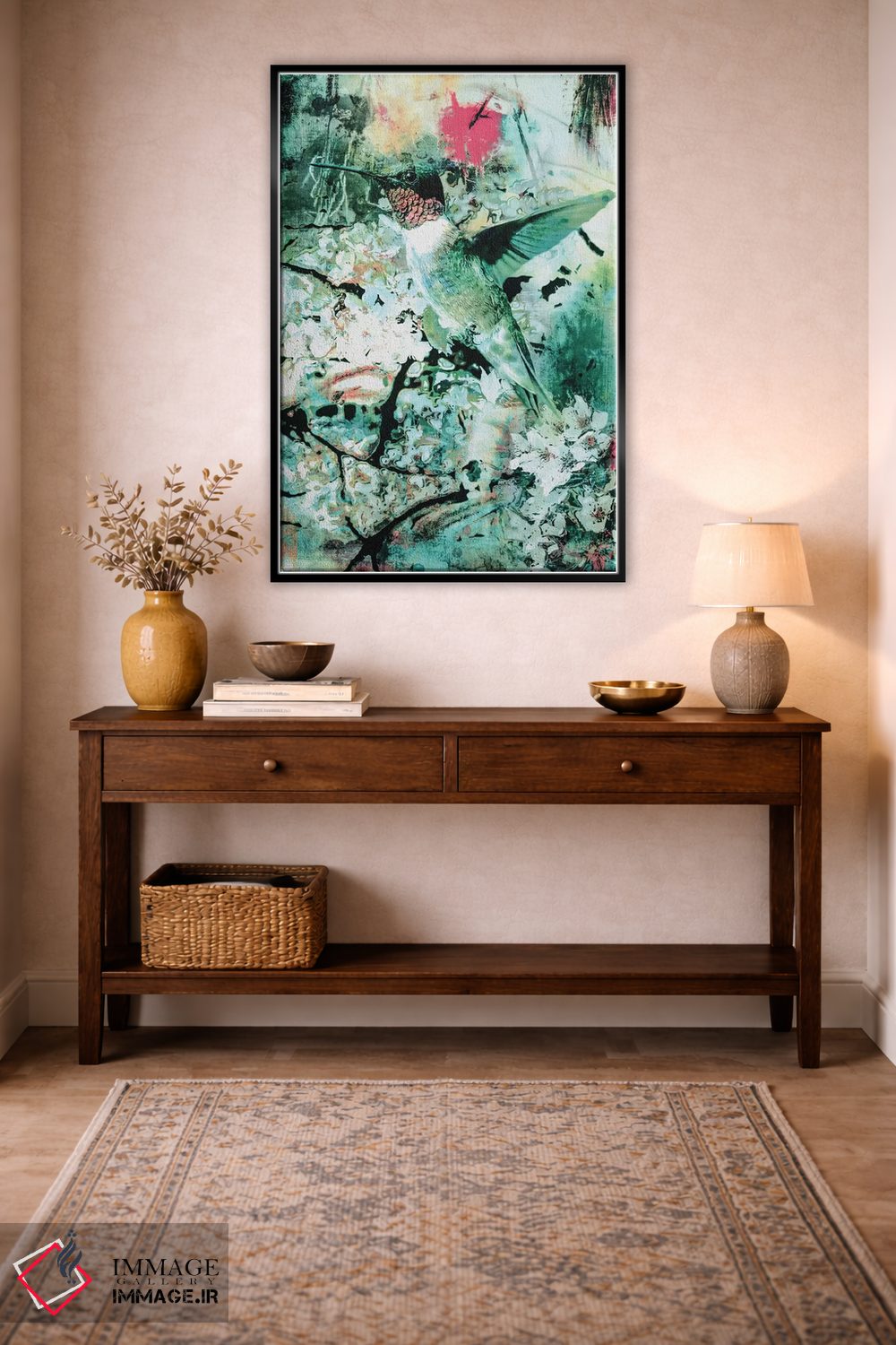 تابلو دکوراتیو کولا بری اثر ریزا پکر - D5B