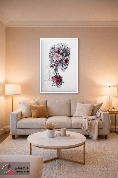 تابلو دکوراتیو عروس اسکلت اثر ریزا پکر - D4W