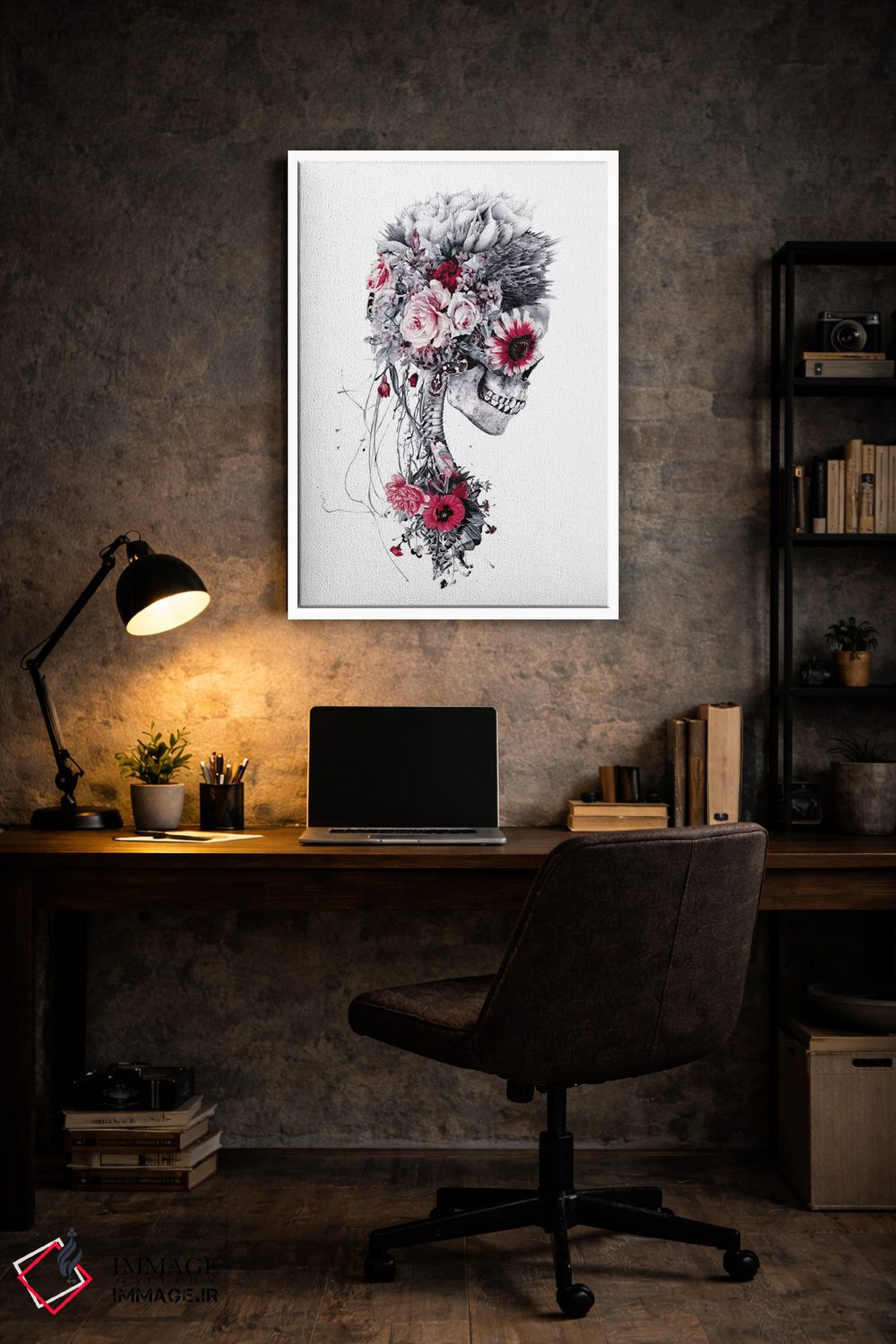 تابلو دکوراتیو عروس اسکلت اثر ریزا پکر - D6W