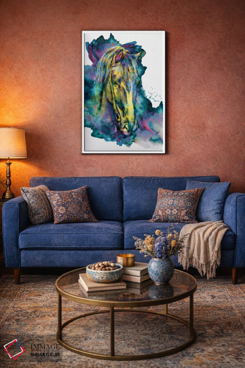 تابلو دکوراتیو زیبایی زنجیری اثر ریزا پکر - D3W