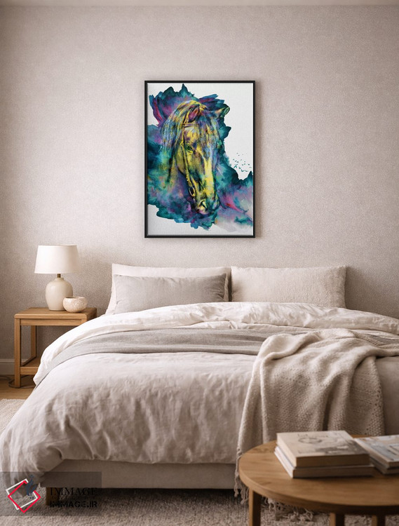 تابلو دکوراتیو زیبایی زنجیری اثر ریزا پکر - D6B