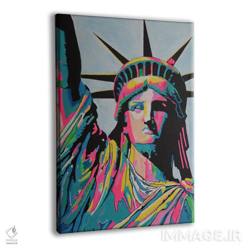 تابلو دکوراتیو بانوی آزادی اثر پیتر مارتین - نمای پرسپکتیو محصول