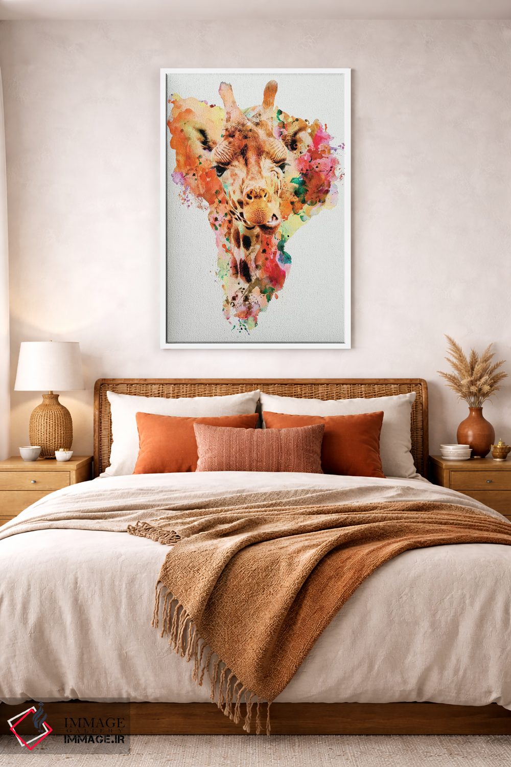 تابلو دکوراتیو زرافه اثر ریزا پکر - D3W