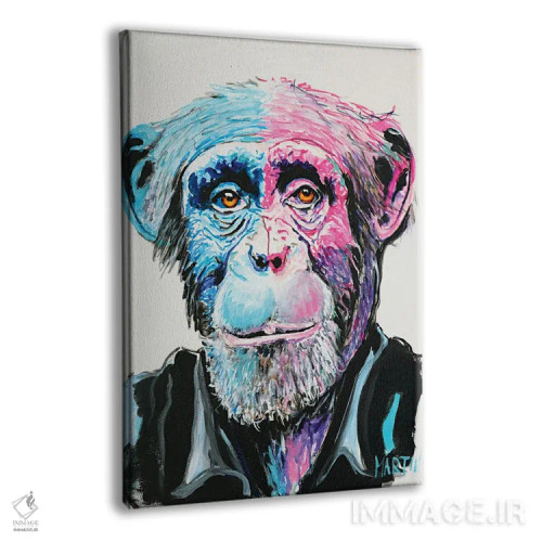 تابلو دکوراتیو گوریل اثر پیتر مارتین - نمای پرسپکتیو محصول