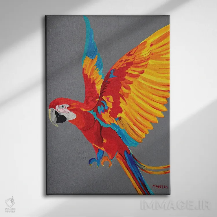 تابلو دکوراتیو آرا اثر پیتر مارتین - نمای روبهرو روی دیوار