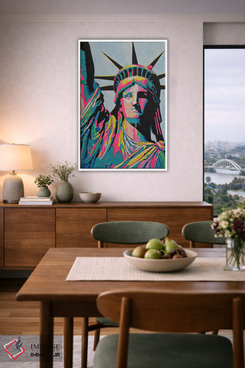 تابلو دکوراتیو بانوی آزادی اثر پیتر مارتین - D6W