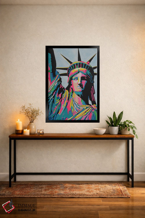 تابلو دکوراتیو بانوی آزادی اثر پیتر مارتین - D5B