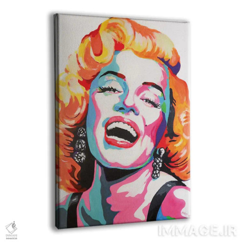 تابلو دکوراتیو مریلین مونرو پاپ آرت اثر پیتر مارتین - نمای پرسپکتیو محصول