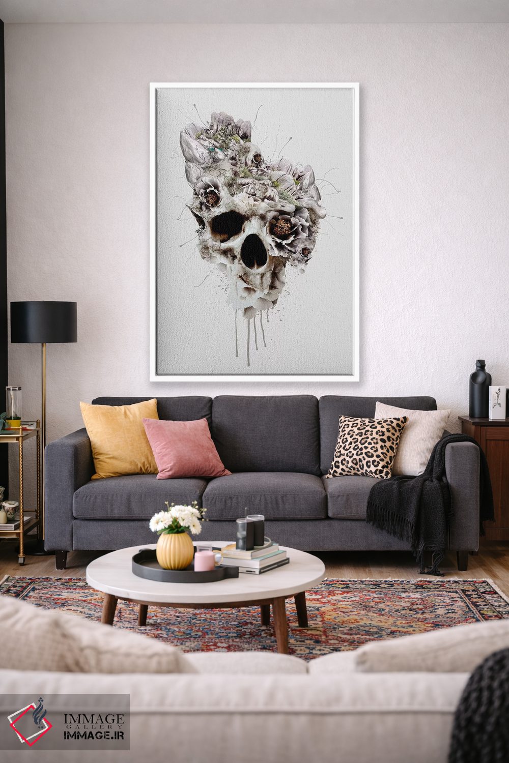 تابلو دکوراتیو قلعه جمجمه II اثر ریزا پکر - D1W
