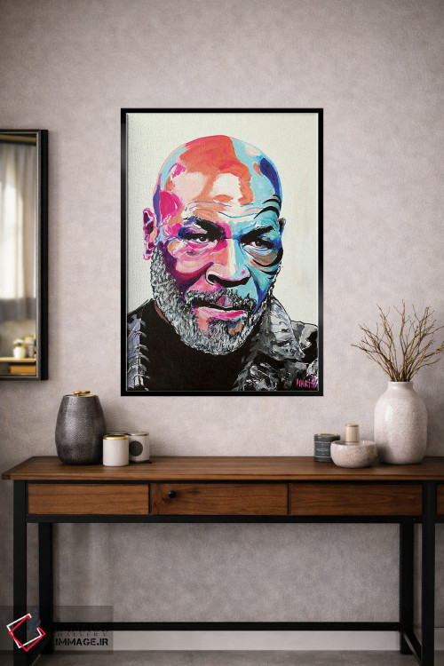 تابلو دکوراتیو مایک تایسون اثر پیتر مارتین - D1B