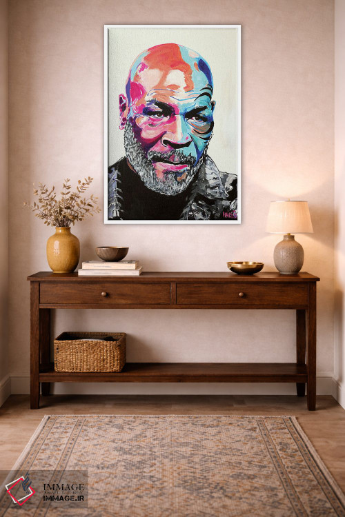 تابلو دکوراتیو مایک تایسون اثر پیتر مارتین - D2W