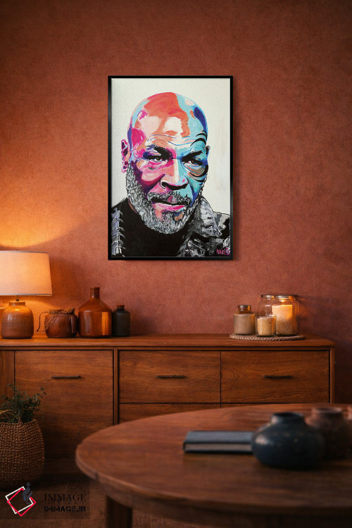 تابلو دکوراتیو مایک تایسون اثر پیتر مارتین - D5B