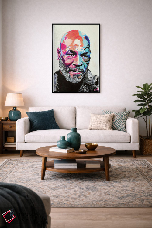 تابلو دکوراتیو مایک تایسون اثر پیتر مارتین - D4B