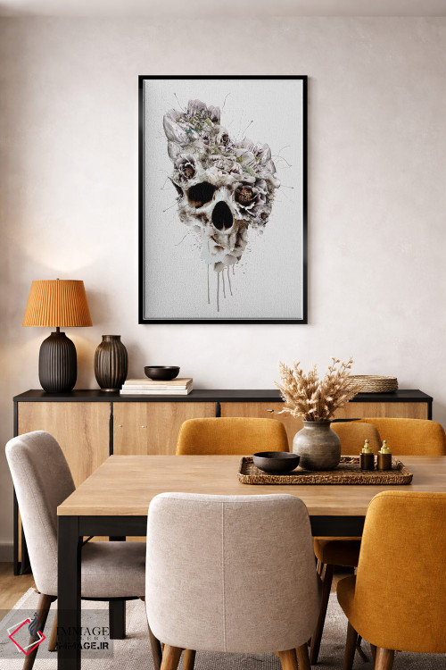 تابلو دکوراتیو قلعه جمجمه II اثر ریزا پکر - D6B