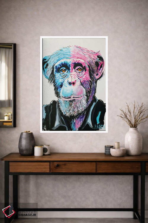 تابلو دکوراتیو گوریل اثر پیتر مارتین - D1W