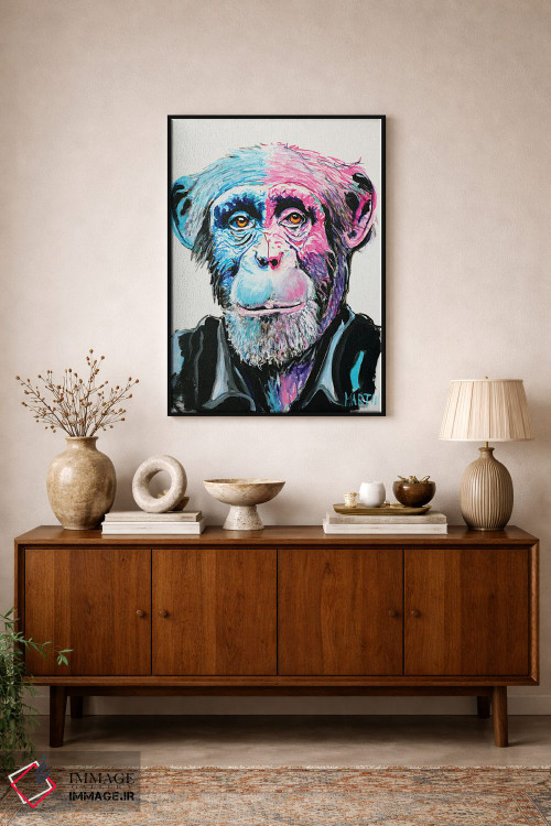 تابلو دکوراتیو گوریل اثر پیتر مارتین - D2B