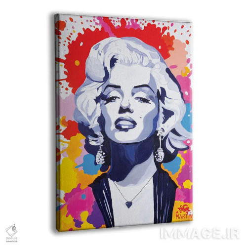 تابلو دکوراتیو مریلین مونرو III اثر پیتر مارتین - نمای پرسپکتیو محصول