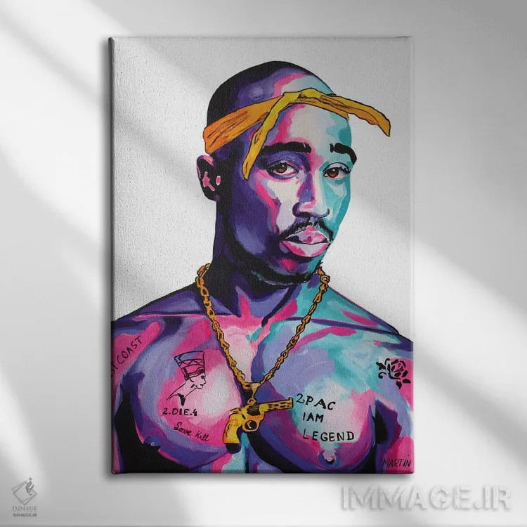 تابلو دکوراتیو تپاک اثر پیتر مارتین - نمای روبهرو روی دیوار