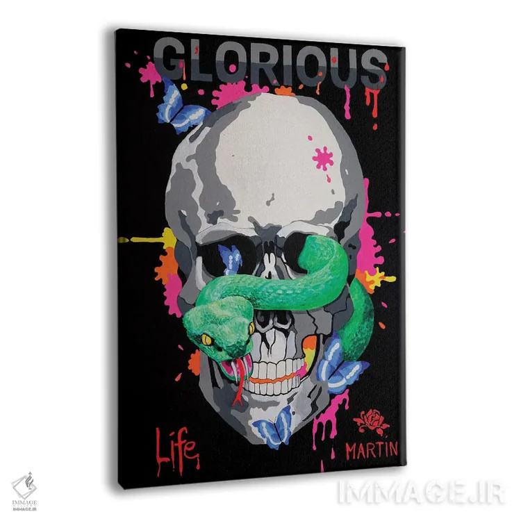 تابلو دکوراتیو زندگی باشکوه اثر پیتر مارتین - نمای پرسپکتیو محصول