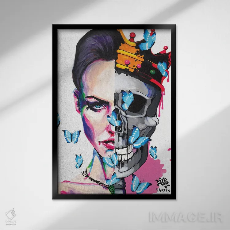 تابلو دکوراتیو همیشه در عشق اثر پیتر مارتین - نمای قابدار مشکی