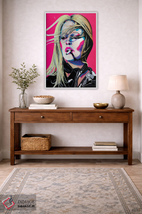 تابلو دکوراتیو بریژیت باردو اثر پیتر مارتین - D2W