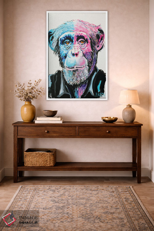 تابلو دکوراتیو گوریل اثر پیتر مارتین - D3W