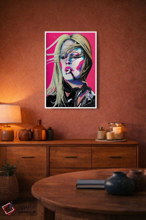 تابلو دکوراتیو بریژیت باردو اثر پیتر مارتین - D3W